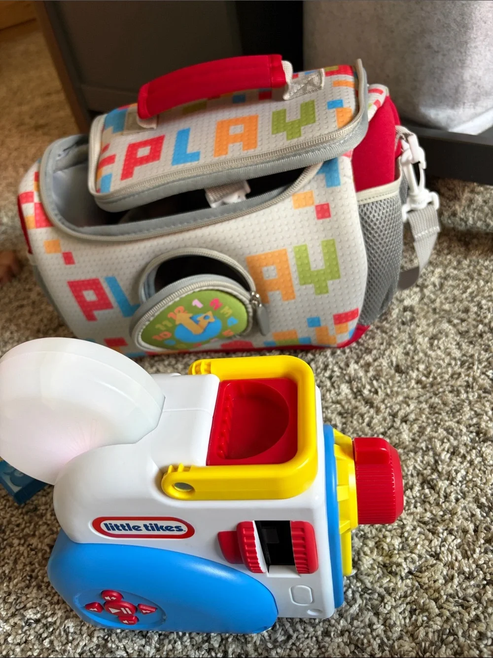 Little Tikes Story Dream Machine Bundle Set with Adjustable Strap Carrying Case